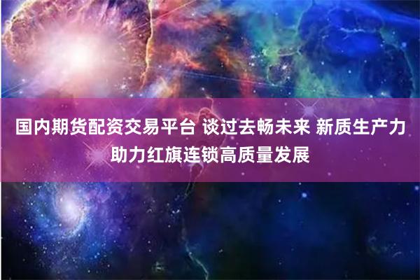 国内期货配资交易平台 谈过去畅未来 新质生产力助力红旗连锁高质量发展